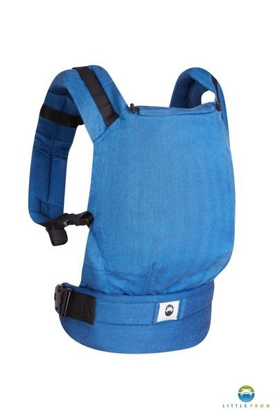 Little Frog Carrier - Navy Blue Herringbone