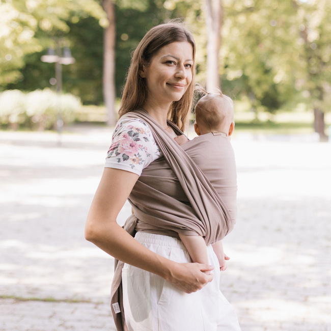 Woven wrap Zaffiro Be Close - Roma: Latte