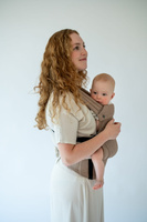 Baby Carrier Qusy Mini 2.0 - Walnut Twill Bamboo