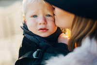 Nosidełko LennyLamb LennyUpGrade - Pawi Ogon - Pitch Black