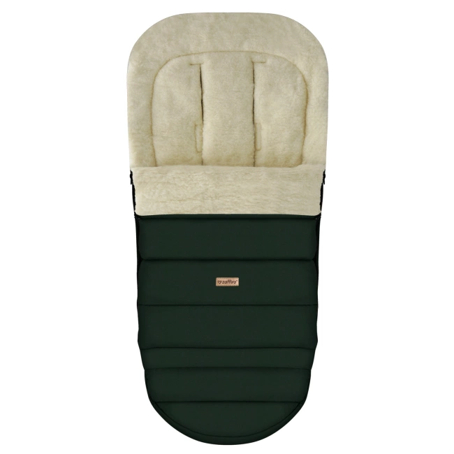Zaffiro - Nordico iGrow Wool Sleeping Bag Bottle Green