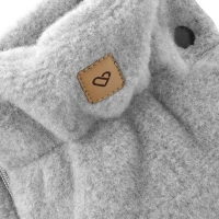 Zaffiro - Stroller Hand Muff Made of Natural Premium Sheep Wool - Grey