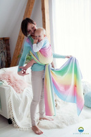 Chusta tkana Little Frog Bambusowy Turmalin