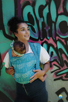 Chusta tkana Little Frog - Linen Boho