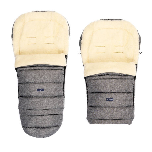 Zaffiro - Śpiwór do wózka iGrow 2.0 Wełna + Szary