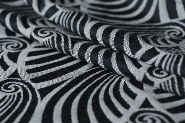 Chusta tkana Yaro Slings Dandy Black Natural Wool