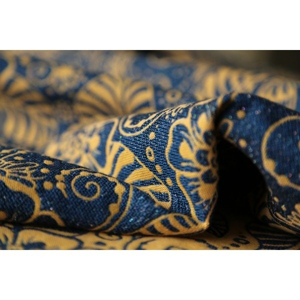 Chusta tkana Yaro Ava Contra Sand Night-Blue Glam