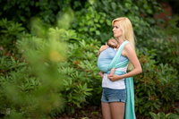 Chusta kółkowa EverySlings Babyheart Bayberry Tencel