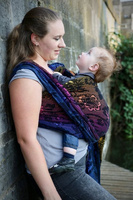 Chusta tkana Yaro Mirage Waffle Towel Havana Grad Black