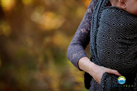 Chusta tkana Little Frog Lniany Cube