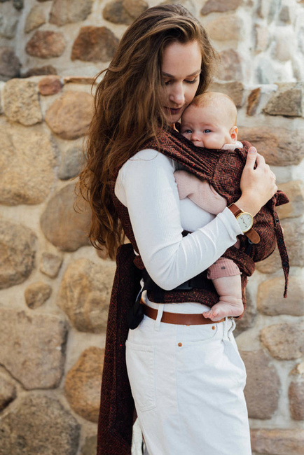 Nosidło hybrydowe LennyLamb - Big Love Auburn