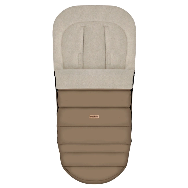 Zaffiro - Aspen iGrow Winter Footmuff with Premium Sheep Wool Latte