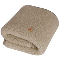 Zaffiro - Koc 100% wełna - Baranek Beige