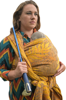 Chusta tkana Yaro Slings - Oasis Duo Sandy Yellow Multi Towel