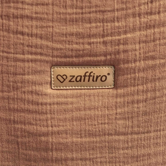 Zaffiro - Zaffiro Full Muslin Sleeping Bag 0.5 TOG 0–6m  - Toffee