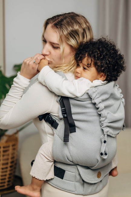 Nosidełko LennyLamb - LennyPreschool: Mała Jodełka Szara