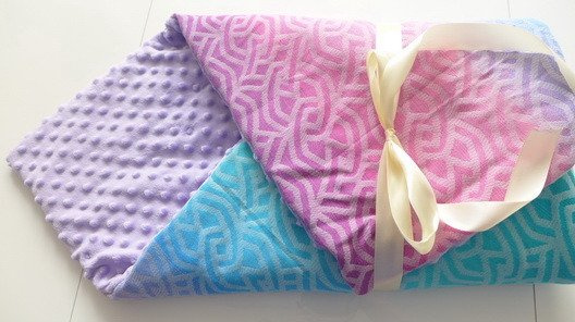 Ocieplany kocyk z chusty