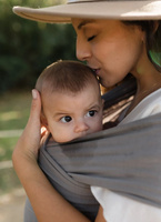 Boba Wrap Stretchy/Elastic Baby Sling - Dark Grey (5m.)