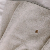 Zaffiro - Koc 100% wełna - Baranek Beige