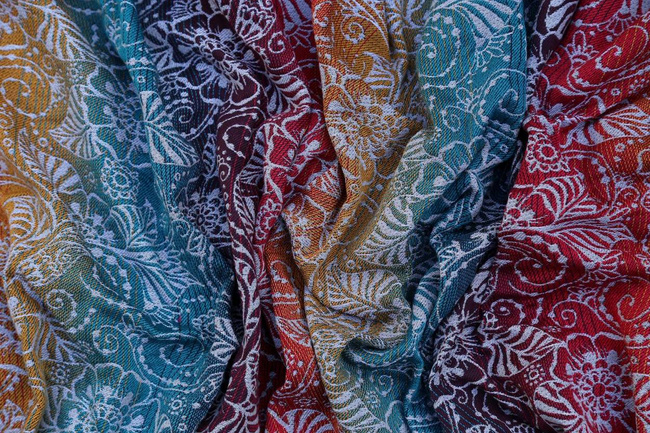 Szal Yaro Ava Trinity Sepia Rainbow