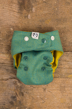 Otulacz wełniany LennyLamb -  Herringbone Green