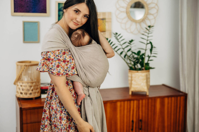 Chusta tkana LennyLamb - Peanut Butter