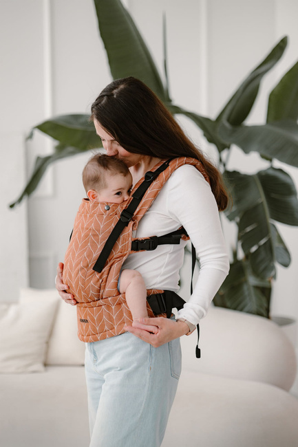 Baby carrier Kavka MultiAge Pro: Hazelnut Braid (No Cotton)