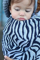 Chusta tkana Yaro Tiger Ultra Navy Grey Alpaca