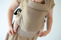 Nosidełko regulowane Qusy 2.0 - Walnut Twill Bamboo