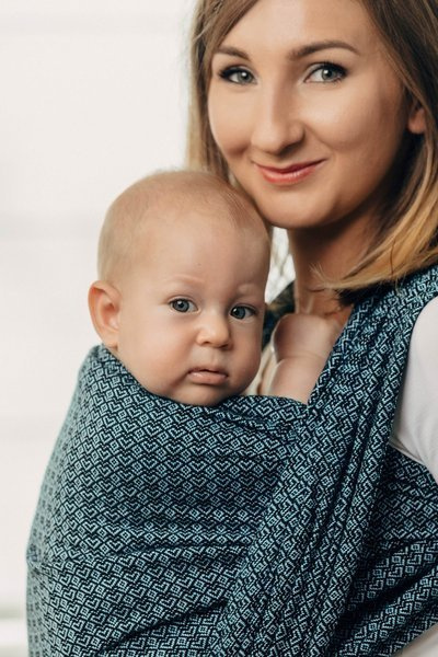 Chusta tkana LennyLamb - LittleLove Ocean Blue