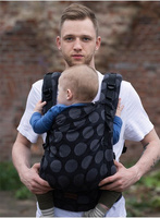 Nosidełko Kinder Hop Multi Grow: Dots Dark Grey