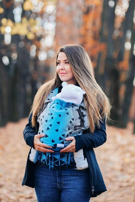 Be Lenka Baby carrier: 4Ever Triangle Saphire
