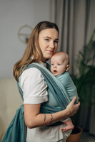 Chusta tkana LennyLamb - Mała Jodełka Baby Mint