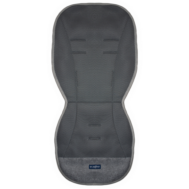 Zaffiro Wkładka do wózka Wełna premium Szara 85 cm
