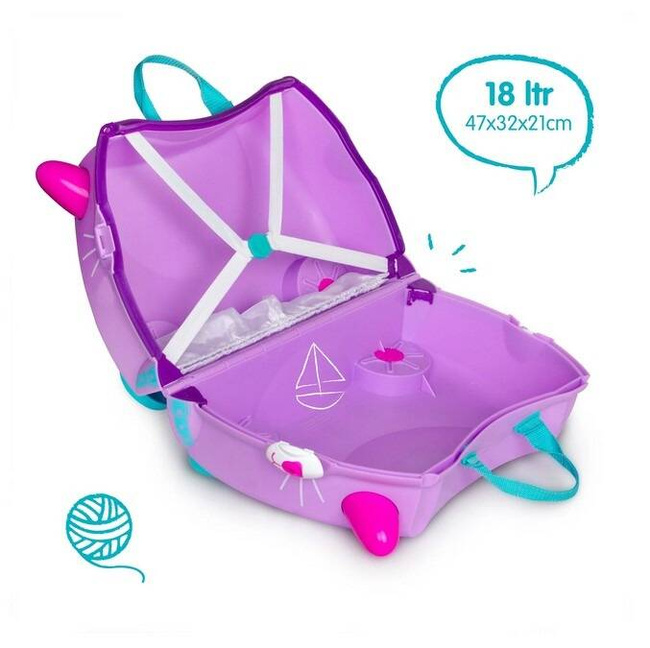 Trunki - Jeżdżąca walizeczka: Kotek Cassie