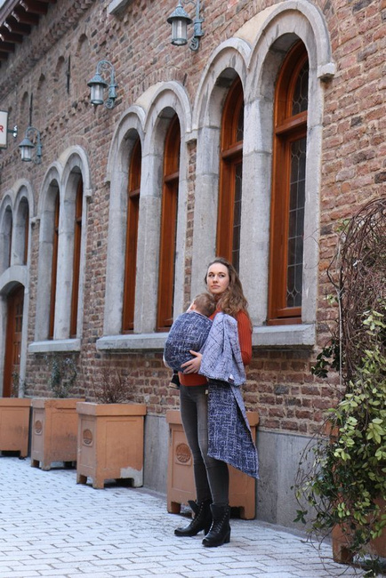 Ring Sling Yaro Sparkling Ultra Navy Grey Repreve