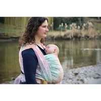 Woven wrap Yaro Duo Macarons Rainbow Tencel