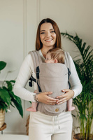 LennyLamb baby carrier - LennyLight - Little Herringbone Almond