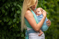 Chusta kółkowa EverySlings Babyheart Bayberry Tencel