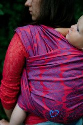 Woven wrap Beloved Slings Tulip Fields