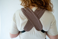 Baby Carrier Qusy Mini 2.0 - MOCHA MOUSSE LINEN