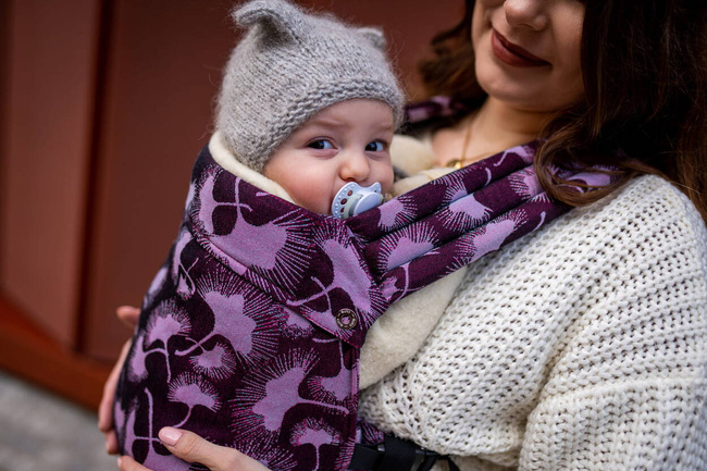 Qusy carrier / Epic Ginkgo Licorice - adjustable ergonomic carrier 