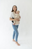 Qusy adjustable ergonomic carrier  2.0 - Sand Twill Bamboo