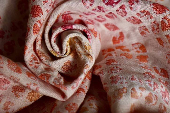Szal Yaro Petals Ultra Caramel Rainbow Linen