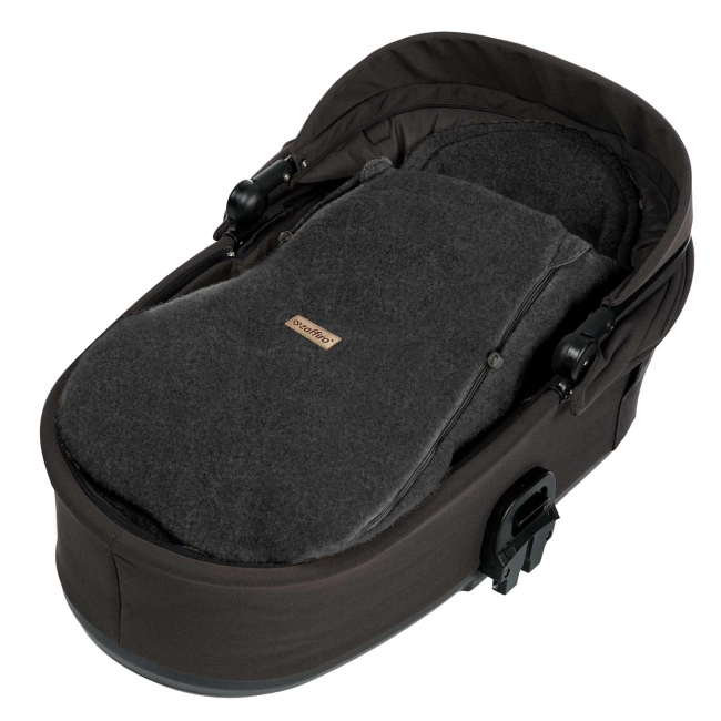 Zaffiro - Śpiworek Maxi 0-36 miesięcy Wełna Premium - Sierra Anthracite