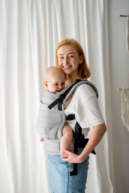 Nosidło Kavka MultiAge - Flint Herringbone Bamboo