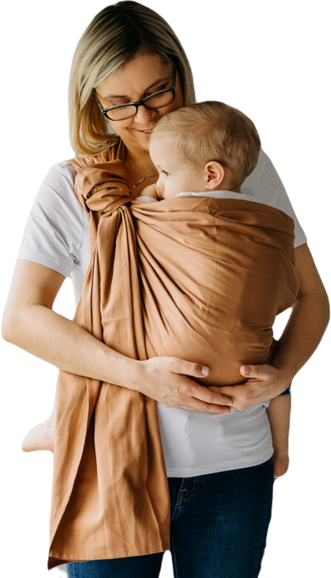 Chusta kółkowa Pulp - Brązowa