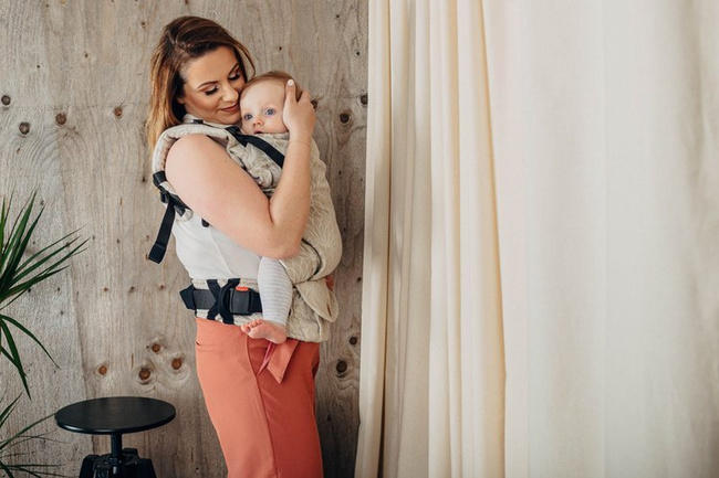 LennyHybrid Half Buckle Carrier - Lotus Natural