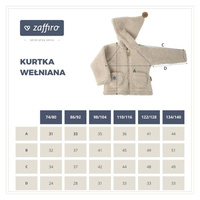 Zaffiro - Meri Jacket – 100% Wool Baranek