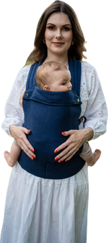 Nosidełko regulowane Qusy - Linen Navy